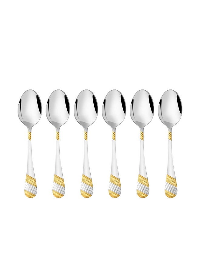 FNS International Pvt Ltd Imperio Baby Spoon 24 Karat Gold Plated, Set of 6 (6 Baby Spoon) - pzsku/Z3487D1CC8B5316D718BEZ/45/_/1740118878/df49ca95-fe2f-4fb3-a1cb-c4a91612f879