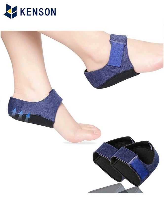KENSON Plantar Fasciitis Heel Protective Sleeve, Cushioning Foot Fatigue, Adjustable Velcro Heel Sleeve for Eases Swelling and Sprained L - Image 1
