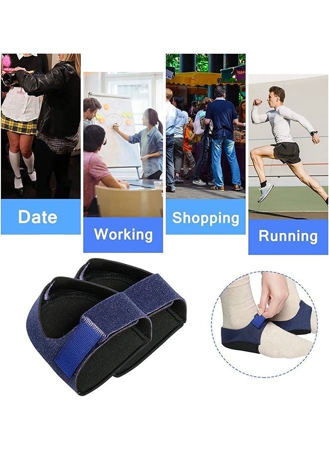 KENSON Plantar Fasciitis Heel Protective Sleeve, Cushioning Foot Fatigue, Adjustable Velcro Heel Sleeve for Eases Swelling and Sprained L - Image 5