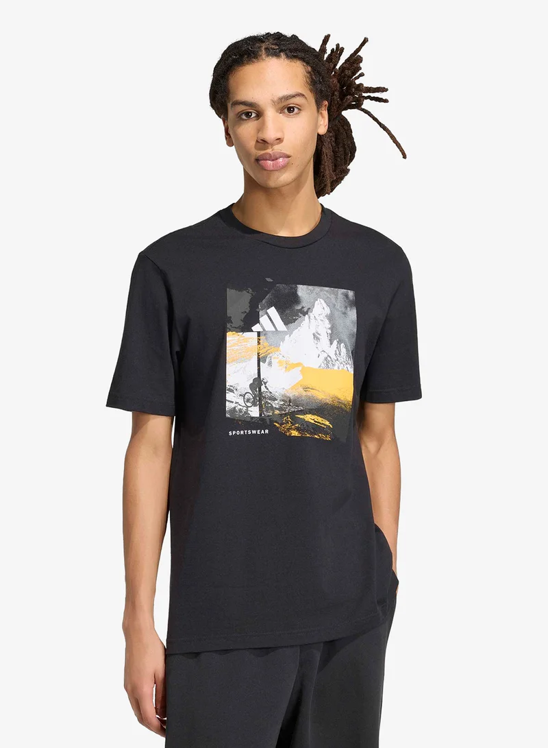 Adidas Memories Of Sport Outdoor Graphic T-Shirt