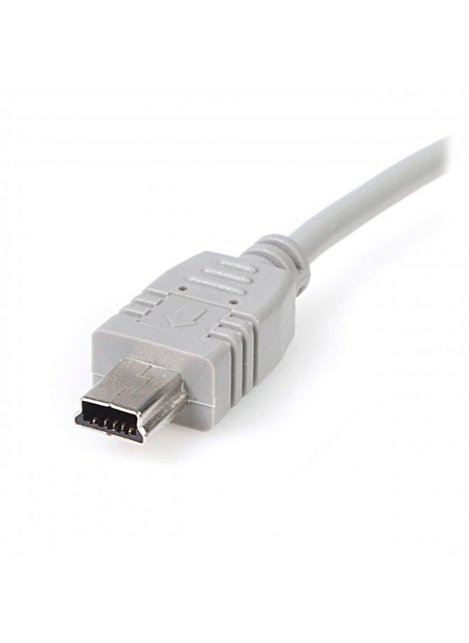 StarTech.com 6 in. USB to Mini USB Cable - USB 2.0 A to Mini B - Gray - Mini USB Cable (USB2HABM6IN) - pzsku/Z34882955CA2700E76481Z/45/_/1732280723/bc33f257-0163-4ff7-99c4-383d3b208a75