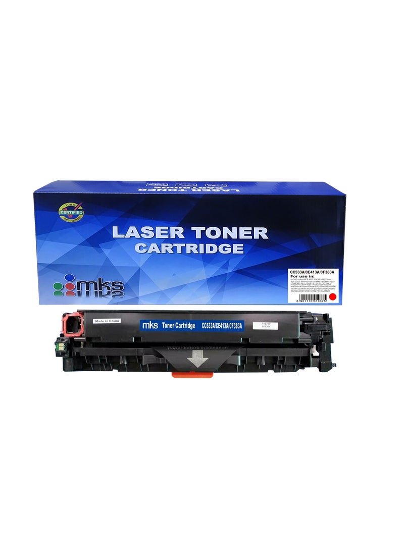 أم كيه إس حبر طابعه CC533A متوافق مع الطابعات HP Color LaserJet CP2020 / CP2025 / CM2320 - Image 1