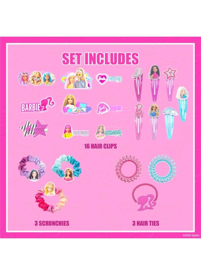 Barbie Hair Accessories Set for Girls, Hair Clips, Bows, Scrunchies, Hair Ties Set, Great for Birthday and Holiday Gifts, Party Favors, Sleepovers, Spa Days, & Makeovers, by Townley Girl - Image 2