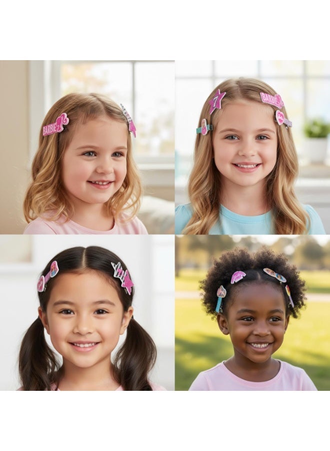 Barbie Hair Accessories Set for Girls, Hair Clips, Bows, Scrunchies, Hair Ties Set, Great for Birthday and Holiday Gifts, Party Favors, Sleepovers, Spa Days, & Makeovers, by Townley Girl - Image 3