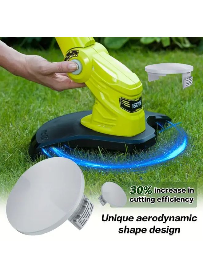 2PCS RAC122 Grass Trimmer Spool Covers Durable ABS Replacement Easy Install High Quality Prevents Weed Tangling - Image 4