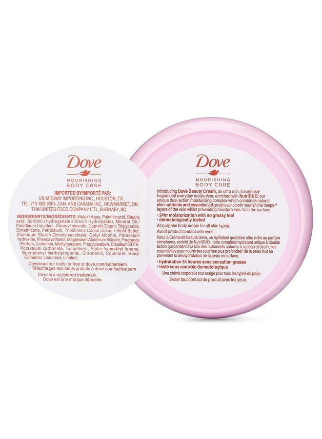 دوف كريم دوف المغذي للعناية بالوجه واليدين والجسم، للبشرة العادية إلى الجافة، للنساء، مع ترطيب يدوم 24 ساعة (5.07 أونصة سائلة) - Image 3