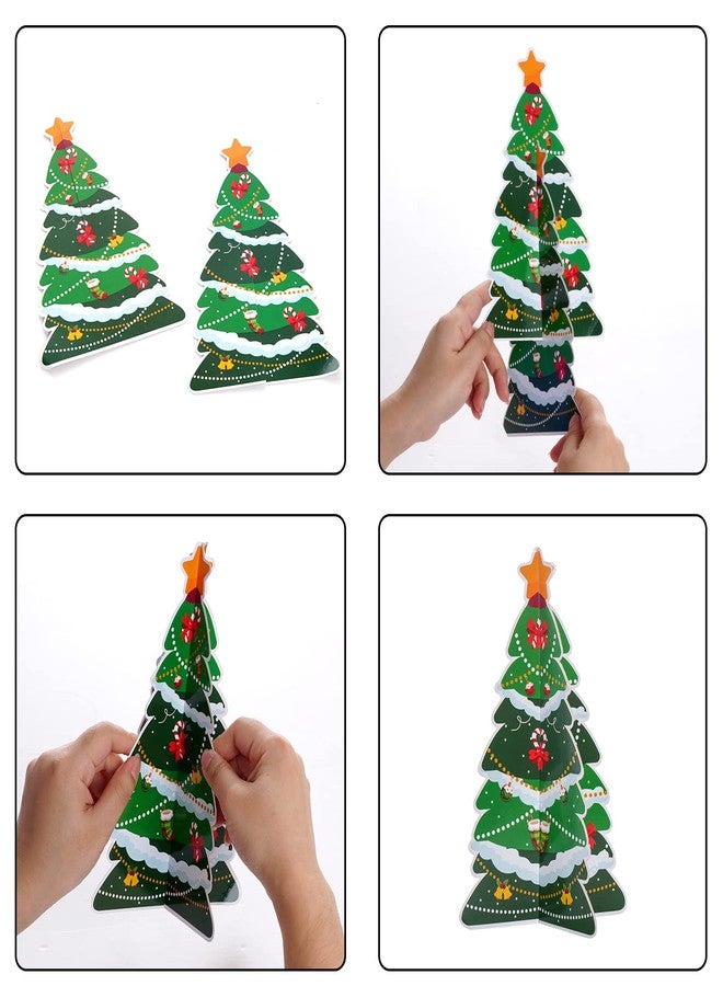 تونج كلاود زينة طاولات تونغكلاود المركزية لحفلات عيد الميلاد بتصميم قرص العسل، مكونة من 9 قطع، بتصميمات الرنة ورجل الثلج - Image 4