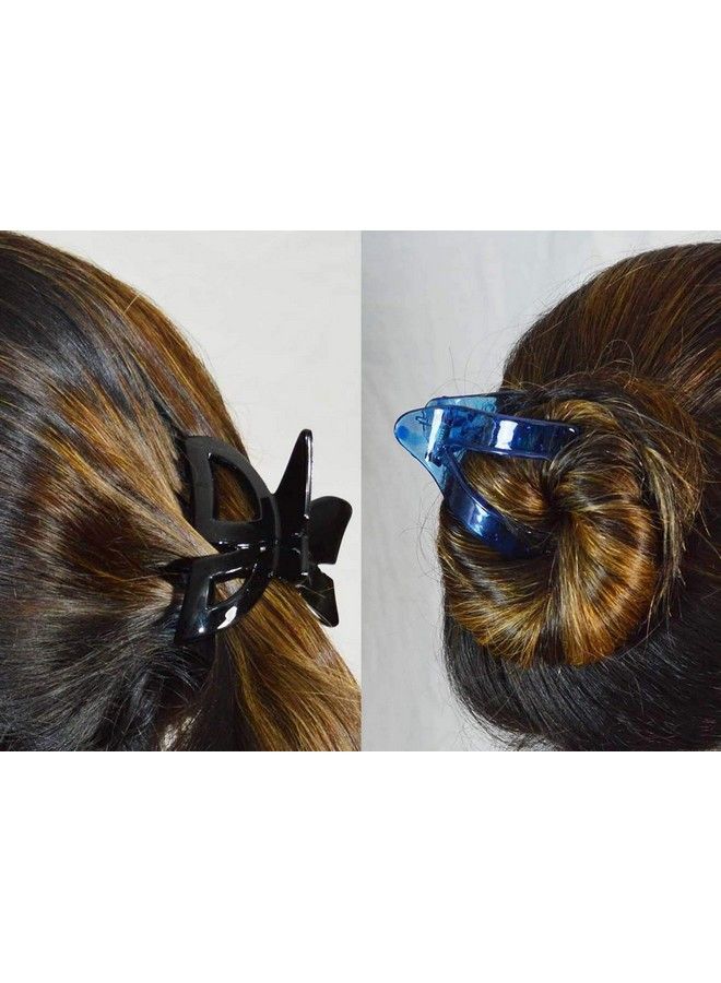 Nat Hair Claw Clips For Women & Girls Pack Of 3 - Image 5