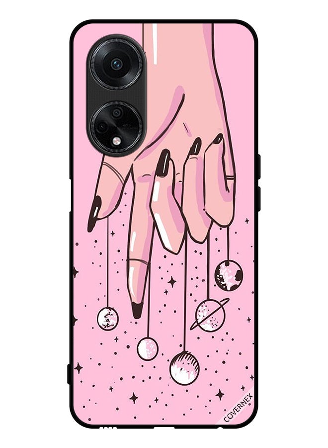 Covernex Protective Case Cover For Oppo A1 5G Planets Hanging From Fingers - Image 1