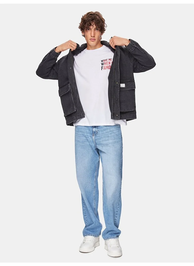 ال تي بي Derry Hooded Classic Cut Jean Jacket