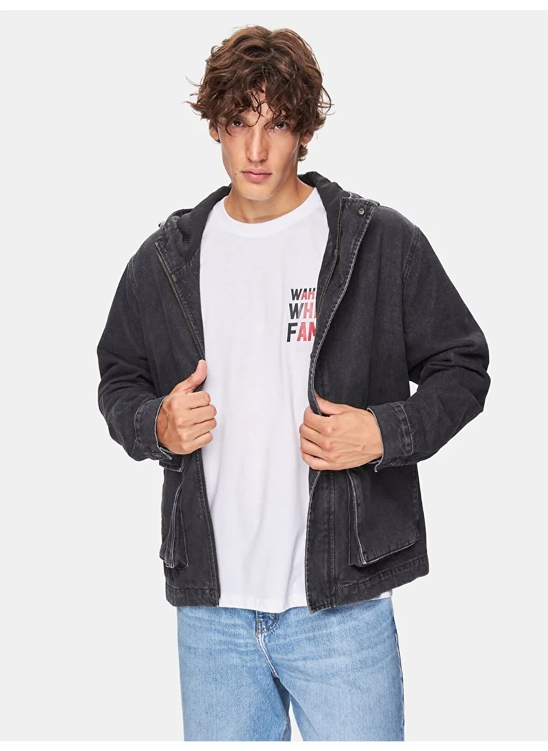 ال تي بي Derry Hooded Classic Cut Jean Jacket