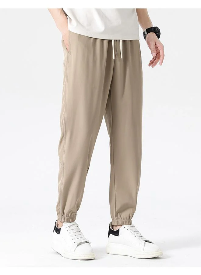 تايك تو Men Solid Cuffed Joggers with Side Pocket