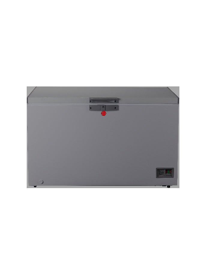 HOOVER 493L Gross Capacity - Single Door Low Frost Chest Freezer, High Energy Efficiency Cooling System, Adjustable Temperature, Silent Operation, Grey Finish, 1 Year Warranty – HCF-K493-GR 493 L 2400 W HCF-K493-GR Grey - Image 1