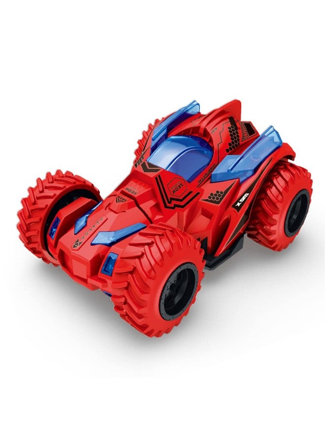Marmik Mini Pull Along Back Rotating Stunt Car Truck Friction Powered Toys (Pack of 3) - Image 1