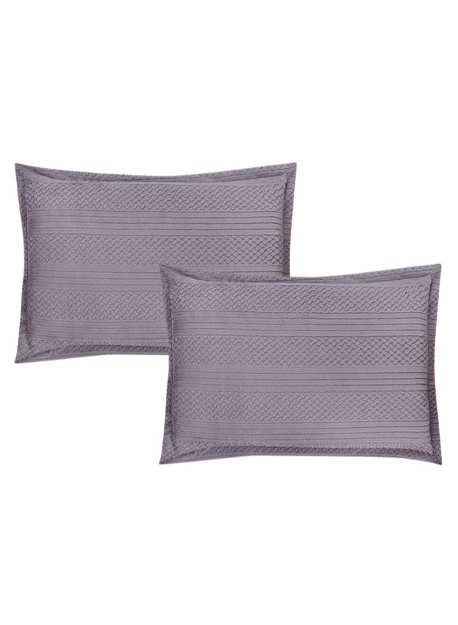 LEVORE Winter Comforter Set Made Of Fur And Velvet Double-Sided With Durable And Soft Fabric Heavy Filling 8 Pieces King Size - Image 2