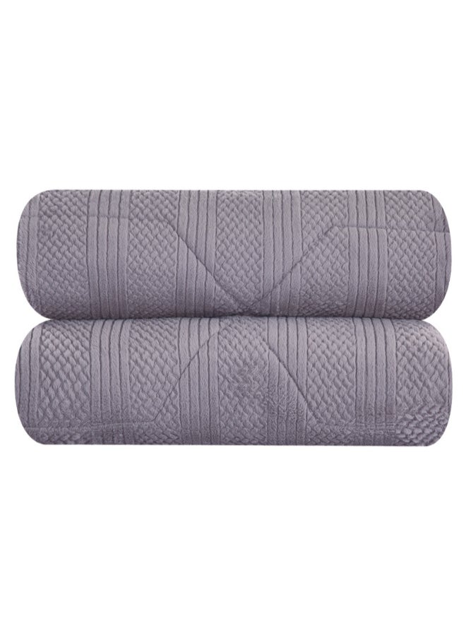 LEVORE Winter Comforter Set Made Of Fur And Velvet Double-Sided With Durable And Soft Fabric Heavy Filling 8 Pieces King Size - Image 4