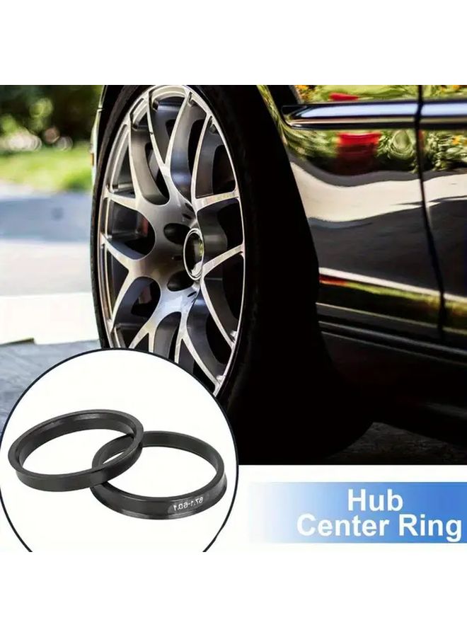 4 Pcs Plastic Hub Centric Rings 66.6 to 57.1mm Wheel Spacers - Image 5
