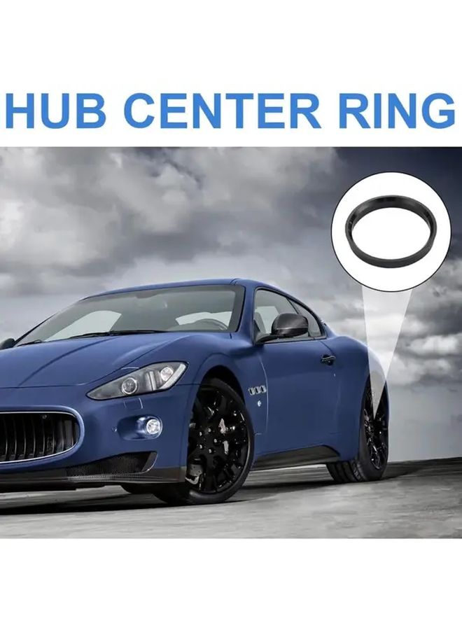 4 Pcs Plastic Hub Centric Rings 66.6 to 57.1mm Wheel Spacers - Image 3