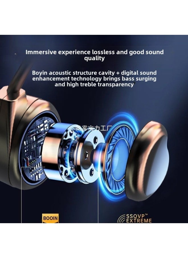 Generic - Computer Wired Headphones Not In Ear Non-Bone Conduction Ear-Hanging Desktop Notebook Painless Headset For Long-term Wear-Color:Newly Upgraded Top Model  Suitable For Android Phones, Tablets/apple 15-16 Mobile Phones And Ipads - Image 1