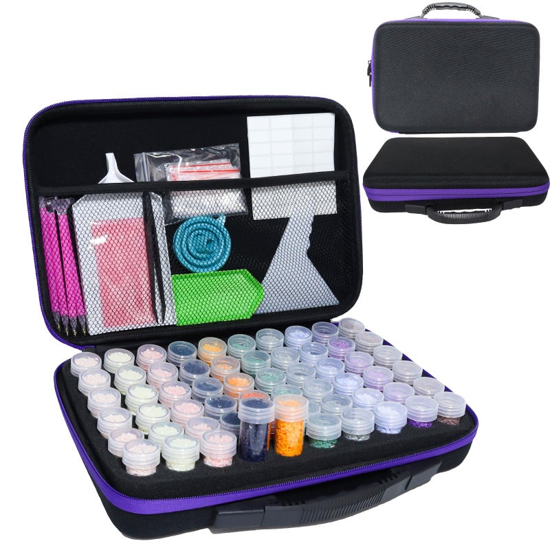 LEIYULY 60 Slots Diamond Art Storage Kit Diamond Art Tools Accessories - Image 3
