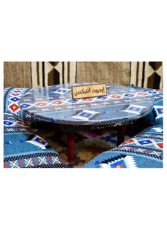 Egypt Antiques Grey tent cloth drum produced by Egypt Antiques, 100% handmade  - Image 3