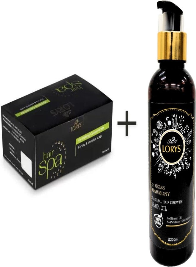 LORYS Hydrating Impulse Shampoo & Hair Growth Oil Spa Combo | Citrus & Lavender Infused | Controls Frizz | Enhances Shine | Smoothens Hair | Prevents Hair Damage | Ideal for All Hair Types | 248ml - Image 2