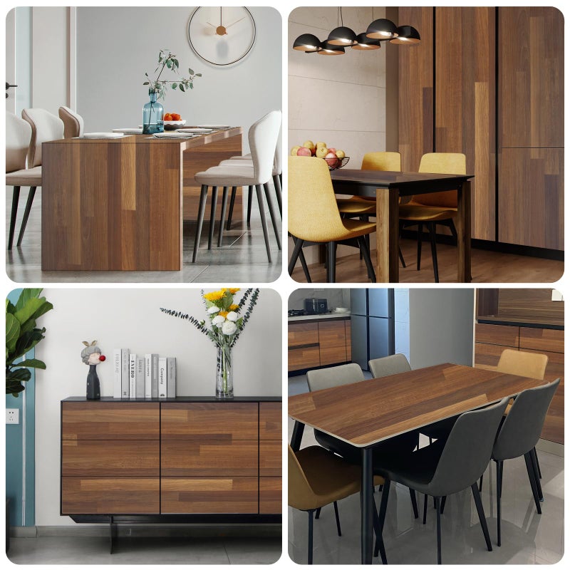 seonta Wood Contact Paper Wood Peel and Stick Wallpaper 16"x78.7" Waterproof Self Adhesive Wall Paper Table Cover Wood Vinyl Wrap for Countertop Desk Table Cabinets - Image 5