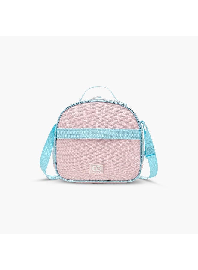 sami_studio Lunch Bag-Mermaid-Collection-1 Cmprt-Zip (Polyester ) Multicolour \ 22.5X9.5X21 - Image 3