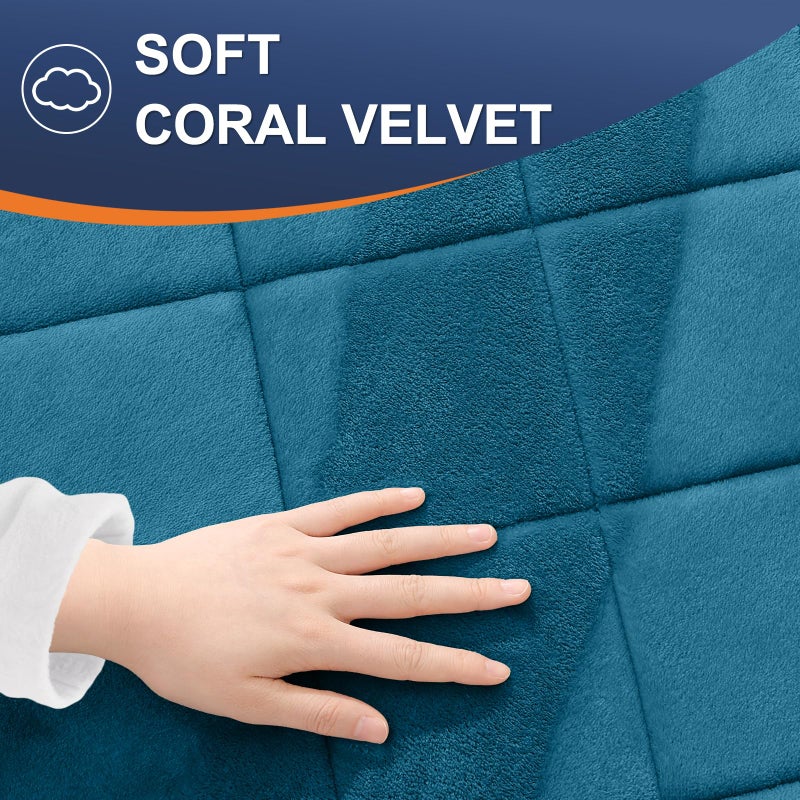 OLANLY Memory Foam Bath Mat 59x34  Ultra Soft and Absorbent Bathroom Mat  Machine Washable Bathroom Rugs  Comfortable  Thick Bath Rugs Carpet for Bathroom Floor  Tub and Shower  Peacock Blue - Image 4