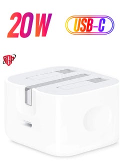 IPhone Fast Charger [MFi Certified] 20W USB C Power Adapter Fast Charger with 3ft Cable Compatible with IPhone 13/13 Pro/ 12 Pro/12 Mini/ 11/11 Pro/XS/Max/XR/X/8 Plus/SE 2020, IPod, IPad Mini Pro