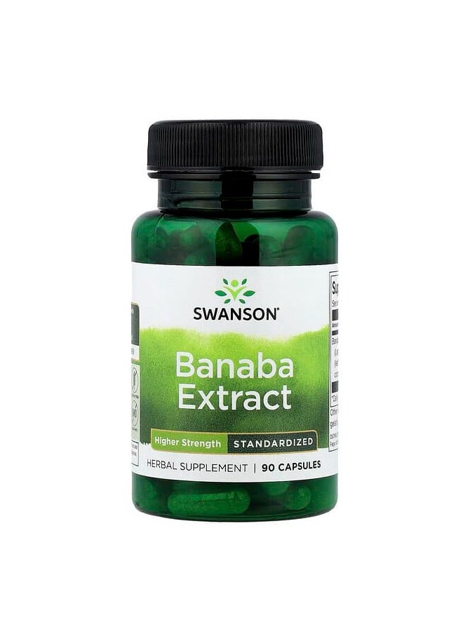 SWANSON Banaba Extract 90 Capsules (60 mg per Capsule)
