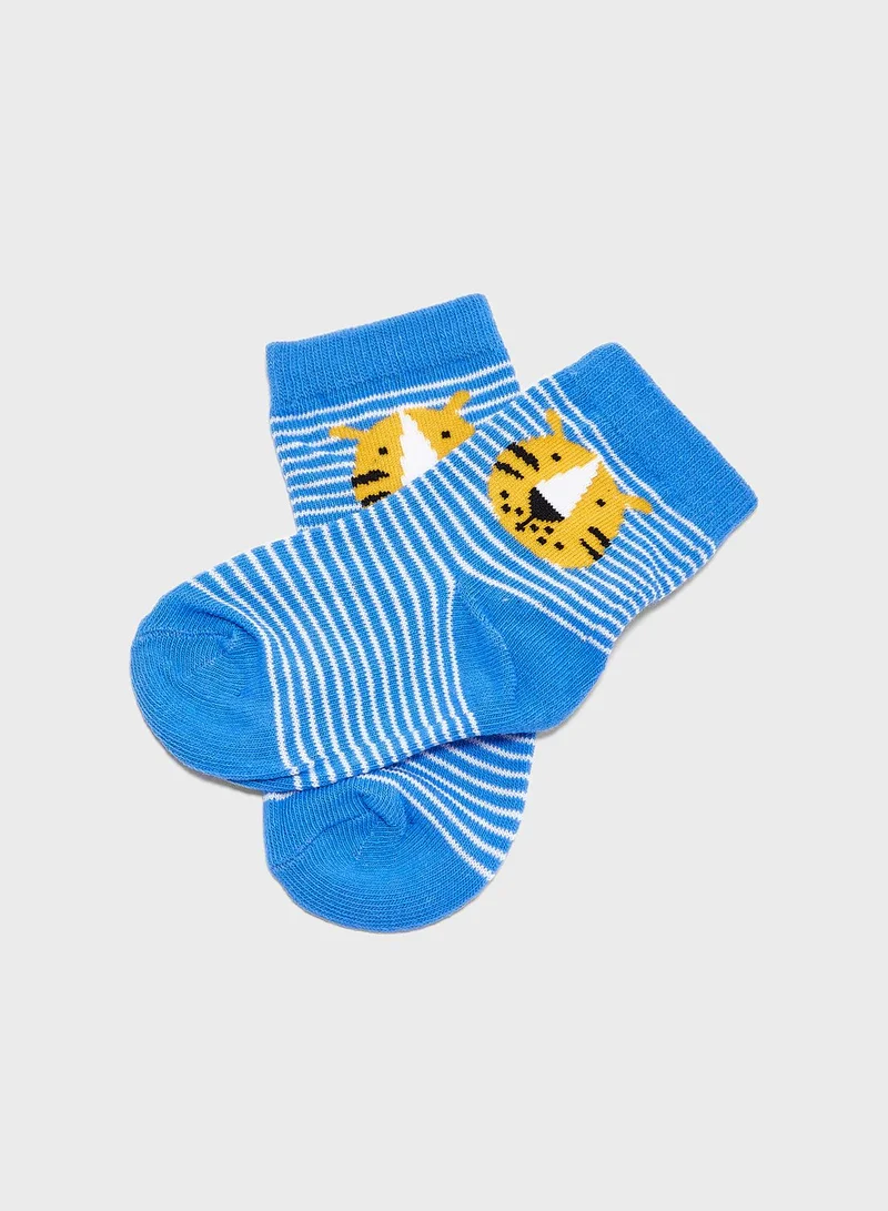 MINOTI Infant 7 Pack Printed Socks