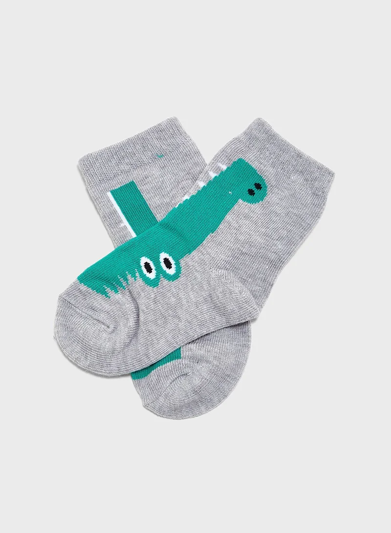 MINOTI Infant 7 Pack Printed Socks