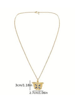Home Clearance Sale 1Pcs Fashion Classic Openable Butterfly Love Lady Pendant Necklace Engraved I Love You Romantic Proposal Valentine's Day Gift Jewelry  - Image 3