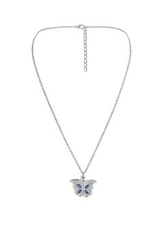 Home Clearance Sale 1Pcs Fashion Classic Openable Butterfly Love Lady Pendant Necklace Engraved I Love You Romantic Proposal Valentine's Day Gift Jewelry  - Image 4