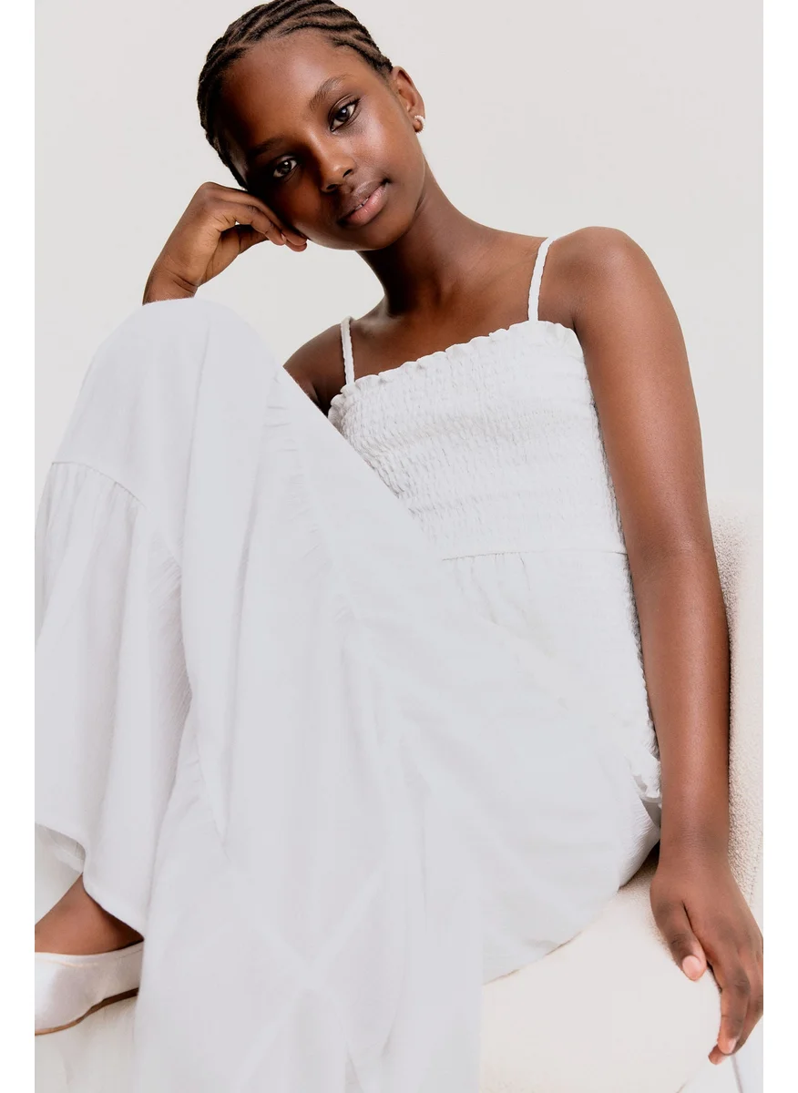 اتش اند ام Smocked Tiered Skirt