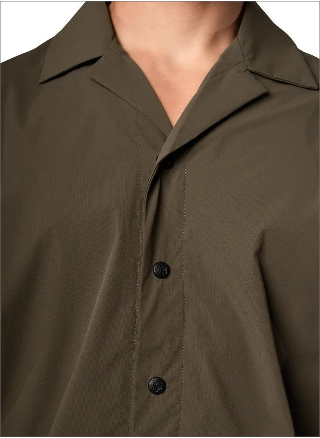 Tanjim Squad OLIVE TANJIM SQUAD - VERSATILE SHIRT OLIVE for Men | Best Price UAE