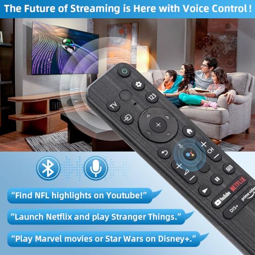 Nettech Replacement for Sony Remote Control for Bravia Smart TV with Voice Search. for All 2020-2025 Sony TV Remote Replacement. 1-Year Full Warranty. - Image 3