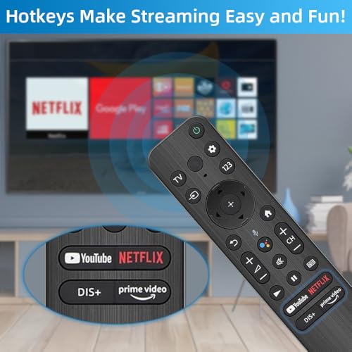 Nettech Replacement for Sony Remote Control for Bravia Smart TV with Voice Search. for All 2020-2025 Sony TV Remote Replacement. 1-Year Full Warranty. - Image 4