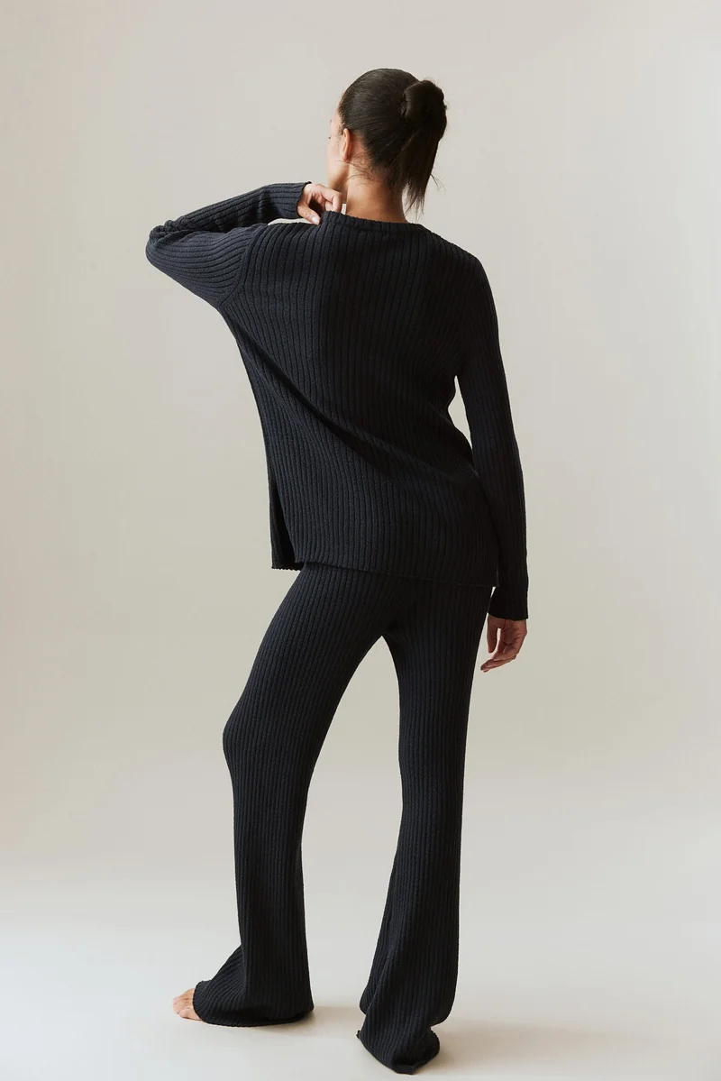 اتش اند ام Rib-knit top