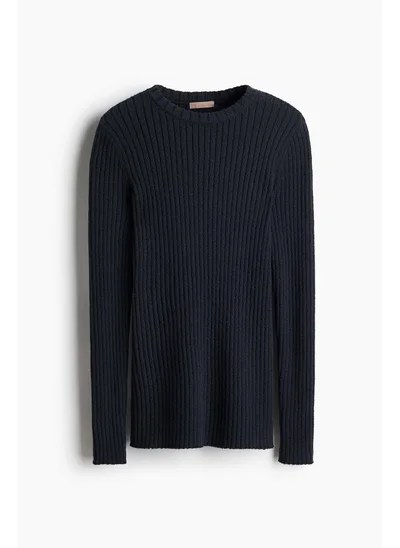 اتش اند ام Rib-knit top