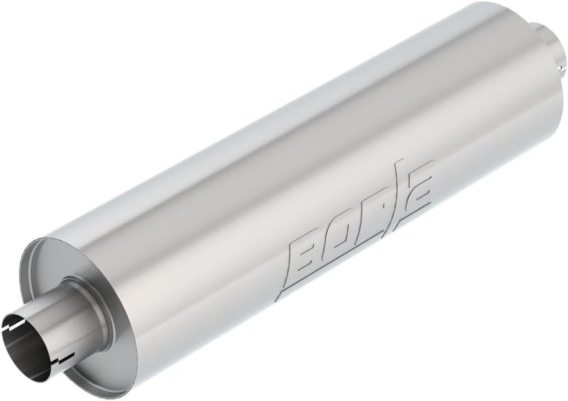 Borla 400130 S-Type Universal Performance Muffler 2.75 in. In/Out 6.75 in. Dia. x 24 in.