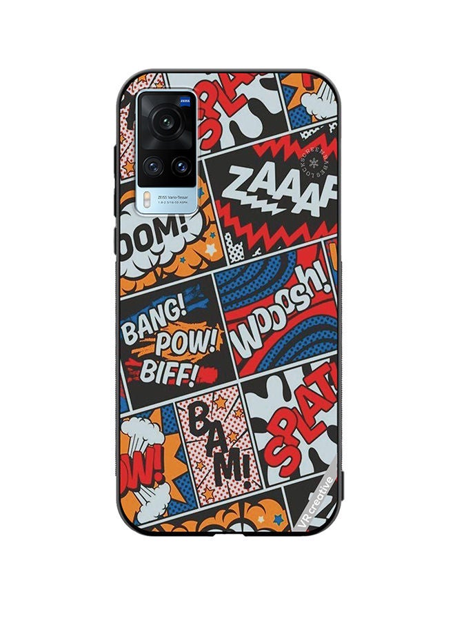 VR CREATIVE Protective Case Cover For Vivo X60 Pop Art Design Multicolour - Image 1