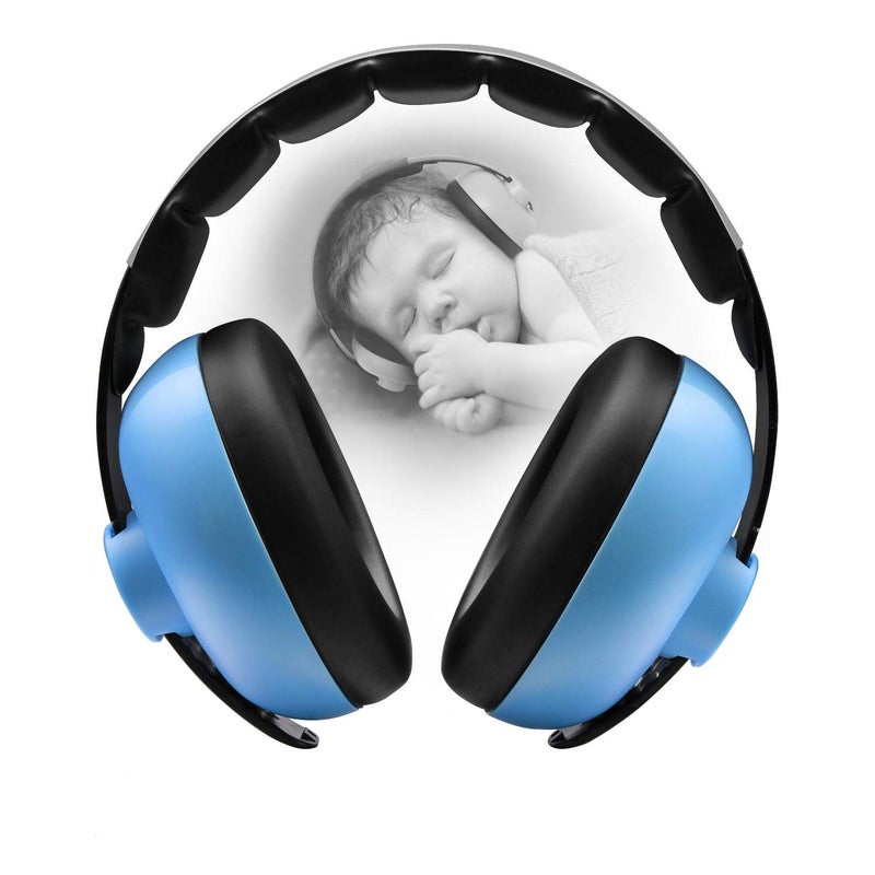 BBTKCARE Baby Ear Protection Noise Cancelling Headphones for Babies for 3 Months to 3 Years (Blue) - Image 1