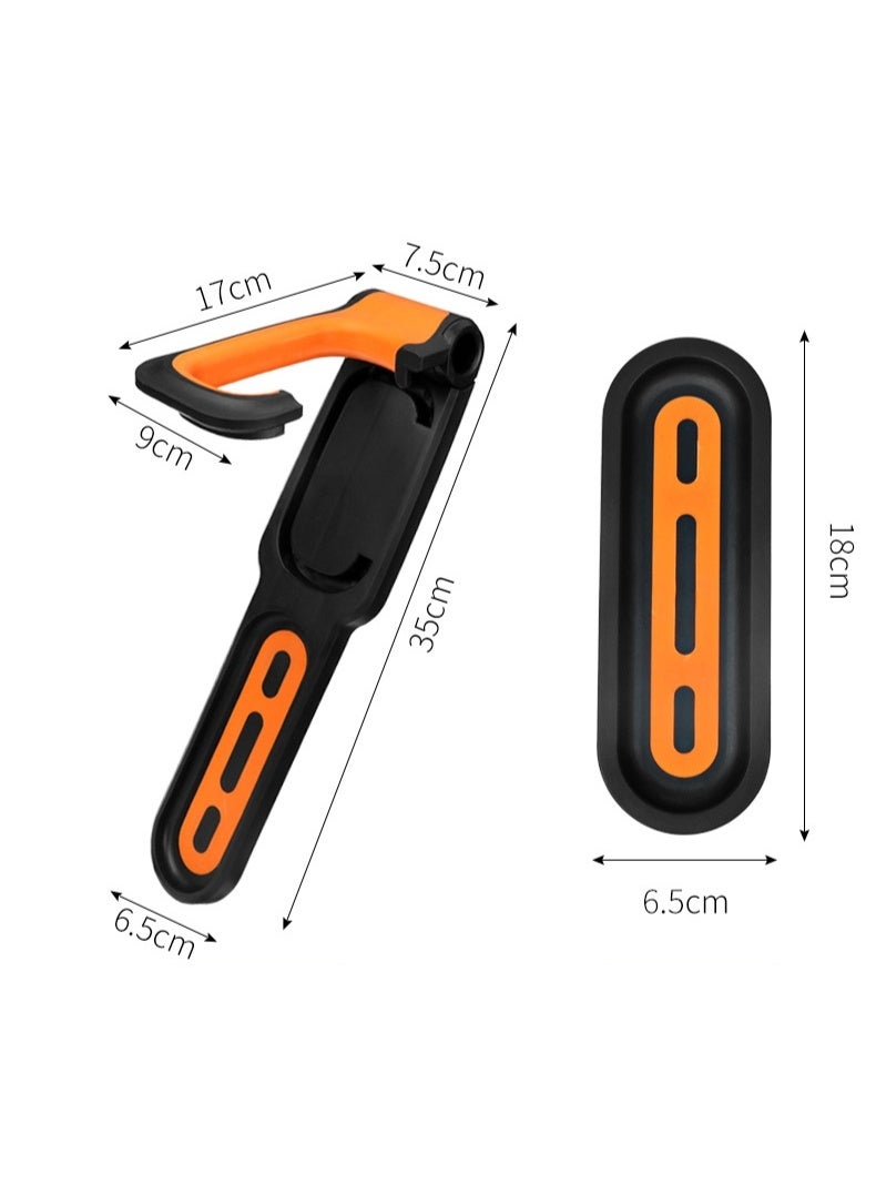 Soofam Bike Wall Mount, Heavy Duty Bicycle Hanger with Anti-Slip Padding, Vertical Bike Rack for Indoor Storage, Space Saving Garage Wall Hook for Mountain and Road Bikes - Image 2
