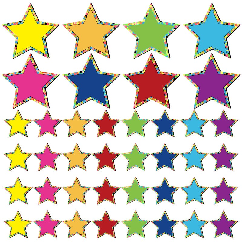 Tudomro 32 Pcs Stars Magnetic Accents Number Stars Whiteboard Magnets Colorful Fridge Magnets for School Teacher Office Classroom Bulletin Home Refrigerator Decoration Supplies - Image 1