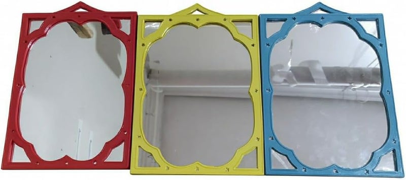 Mirrors (Set of 3 Multi Color Mirrors)