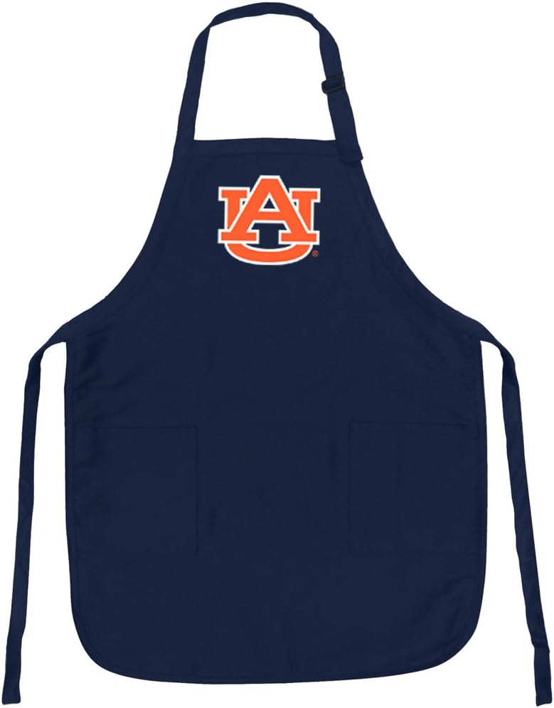Auburn University Apron Stain Release Auburn Aprons with Pockets and Adjustable Neck