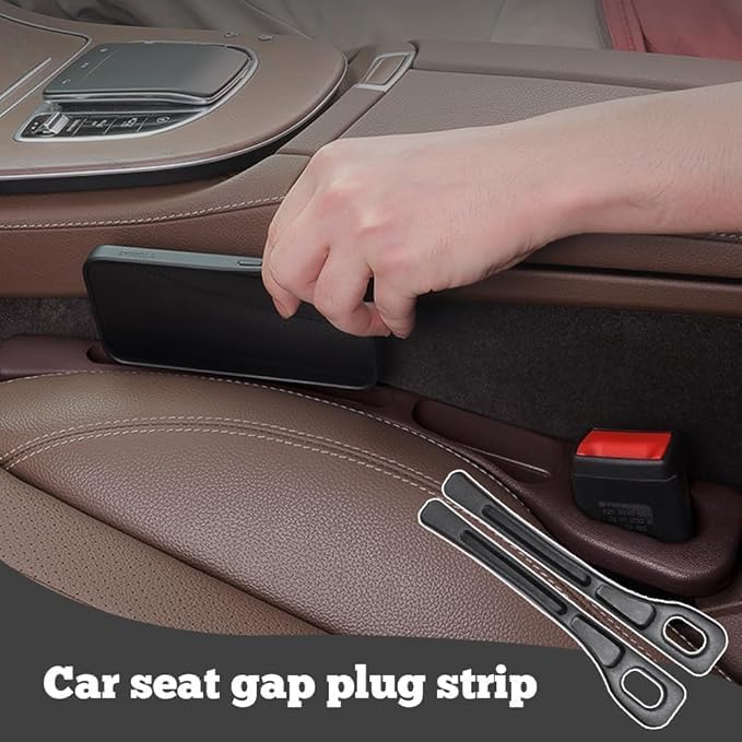 NIYANETAIL Upgraded Car Seat Gap Organizer – Premium Car Seat Filler with Extra Storage | Universal Fit for Most Vehicles | Multi-Purpose Side Pocket Organizer (Set of 2) - Image 4