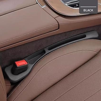 NIYANETAIL Upgraded Car Seat Gap Organizer – Premium Car Seat Filler with Extra Storage | Universal Fit for Most Vehicles | Multi-Purpose Side Pocket Organizer (Set of 2) - Image 2
